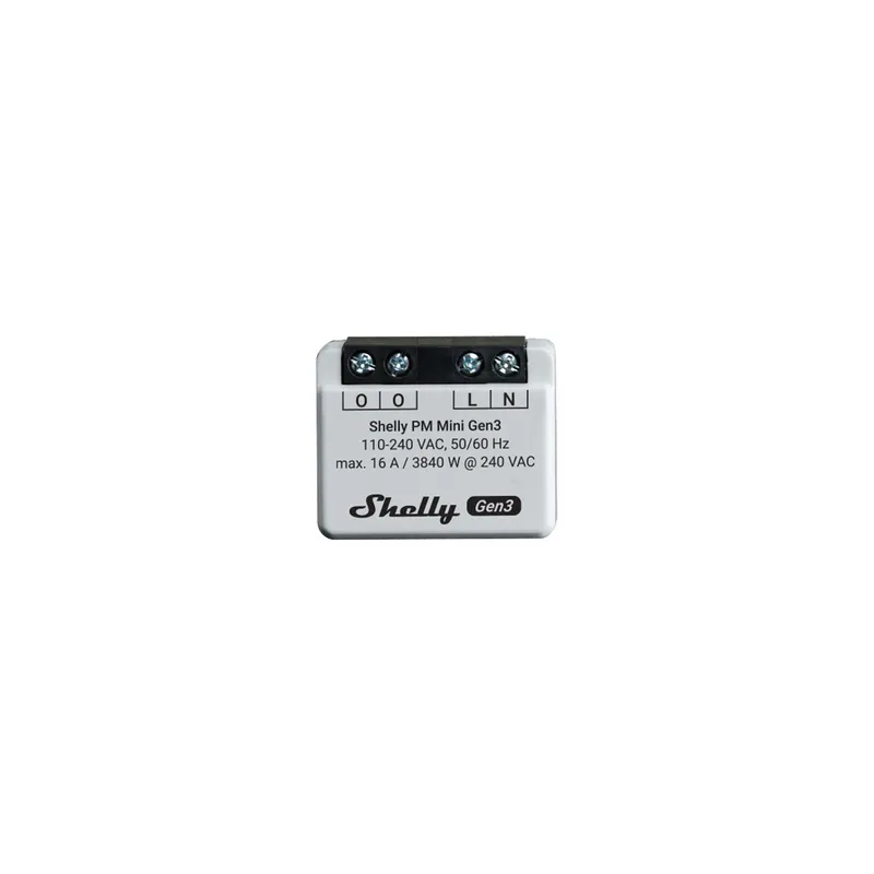 Shelly PM Mini Gen3 Controller, WiFi/Bluetooth